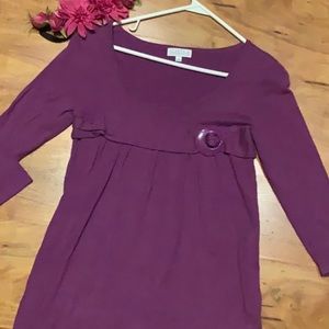JOSEPH A. Sweater in Violet Purple (small)